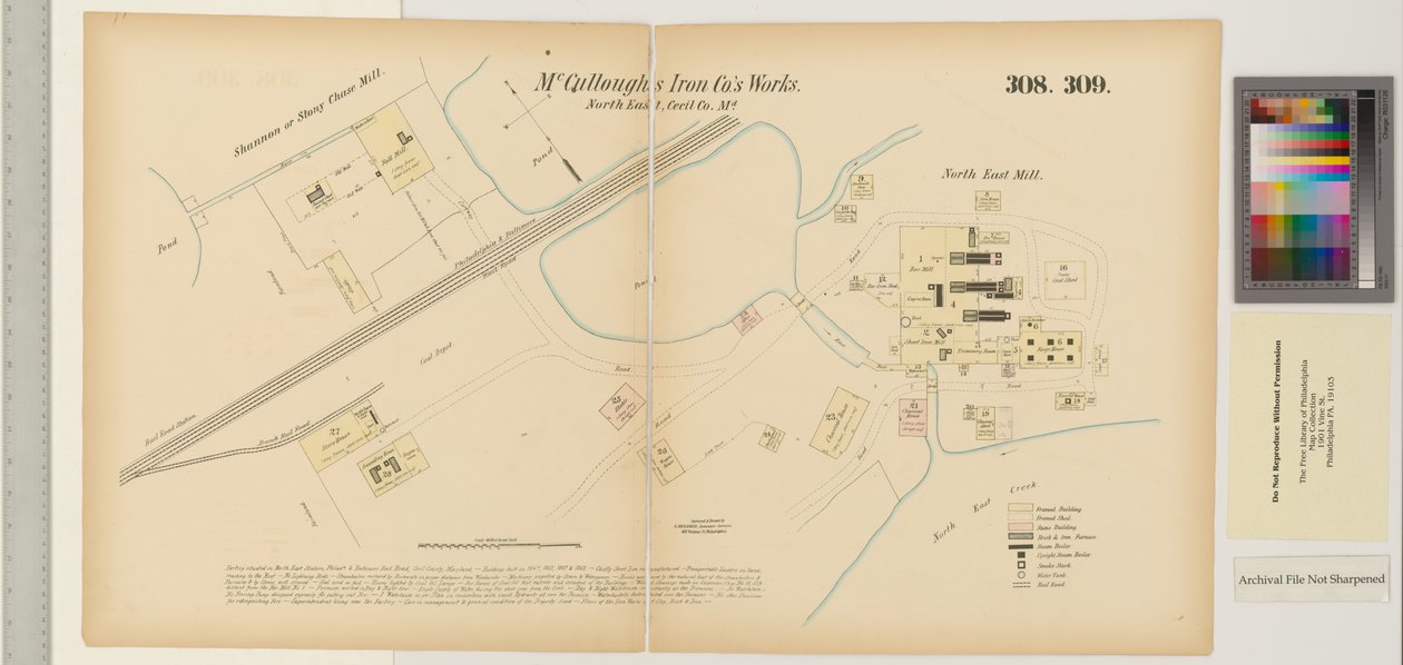 McCulloughs Iron Co., Northeast Creek, Maryland, Hexamer Algemene Onderzoeken door Ernest Hexamer