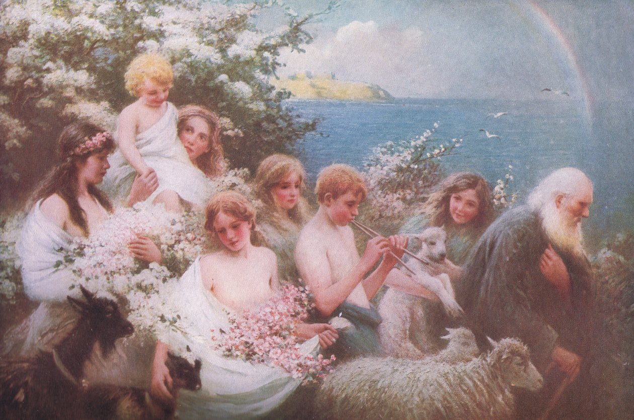 Lente na Winter, Bibbys Jaarboek door Ernest Higgins Rigg