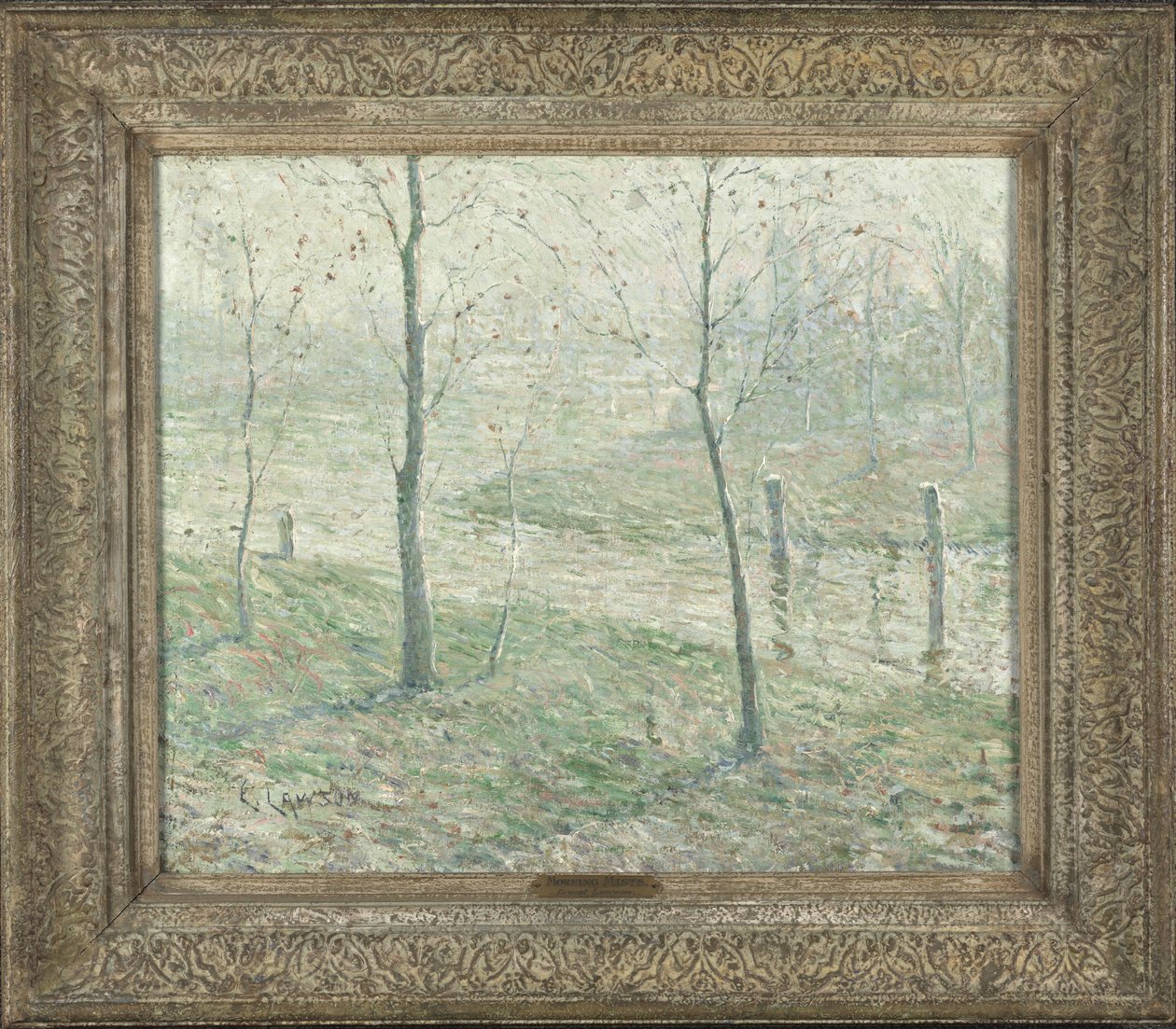 Ochtendmist door Ernest Lawson