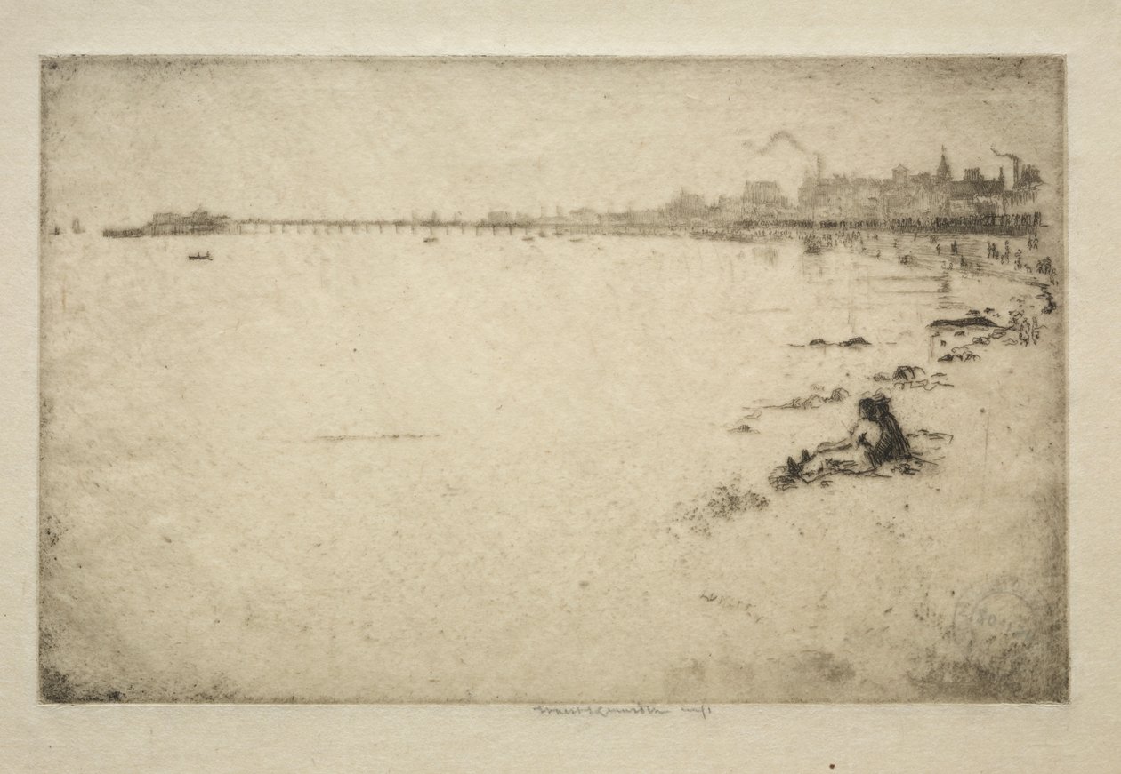 De pier door Ernest Stephen Lumsden