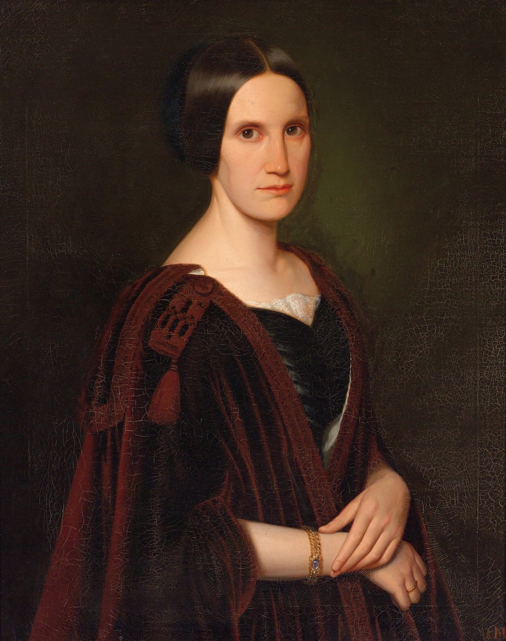 Portret van Juliana von Fradeneck door Ernst Christian Moser