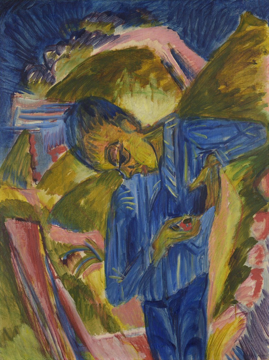Jongen met snoepjes door Ernst Ludwig Kirchner