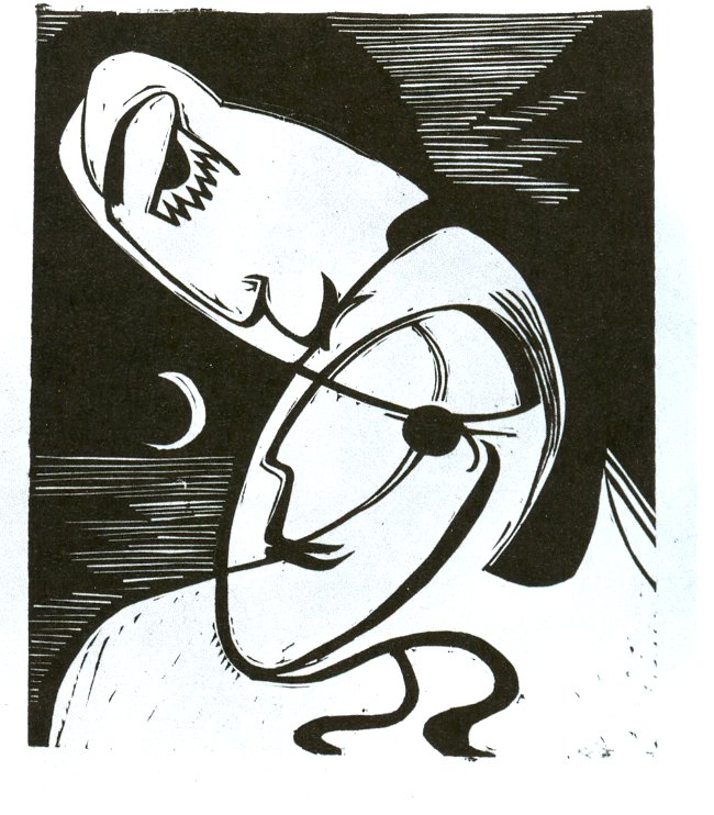De kus door Ernst Ludwig Kirchner