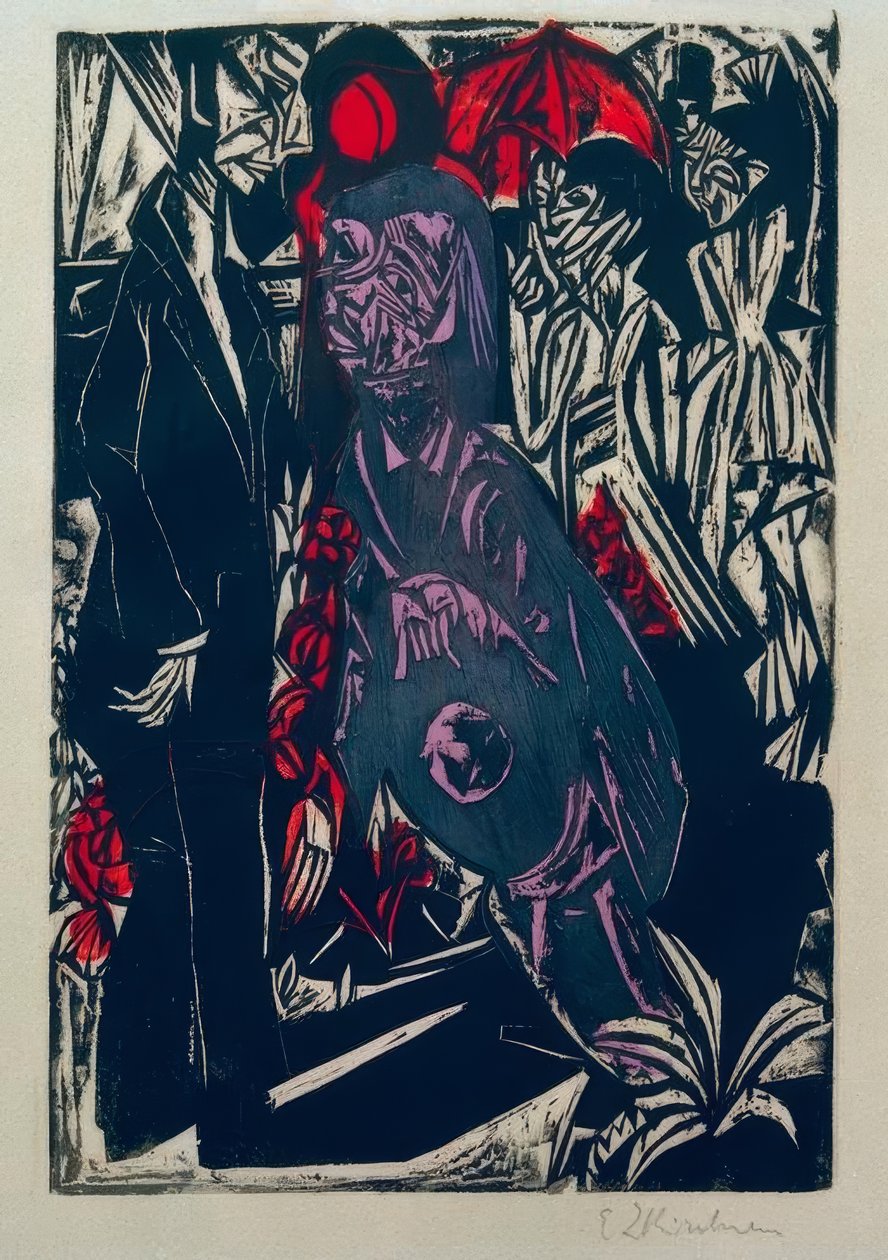De Verkoop van de Schaduw door Ernst Ludwig Kirchner