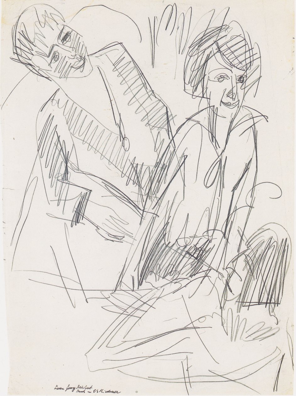 Drie vrouwen door Ernst Ludwig Kirchner