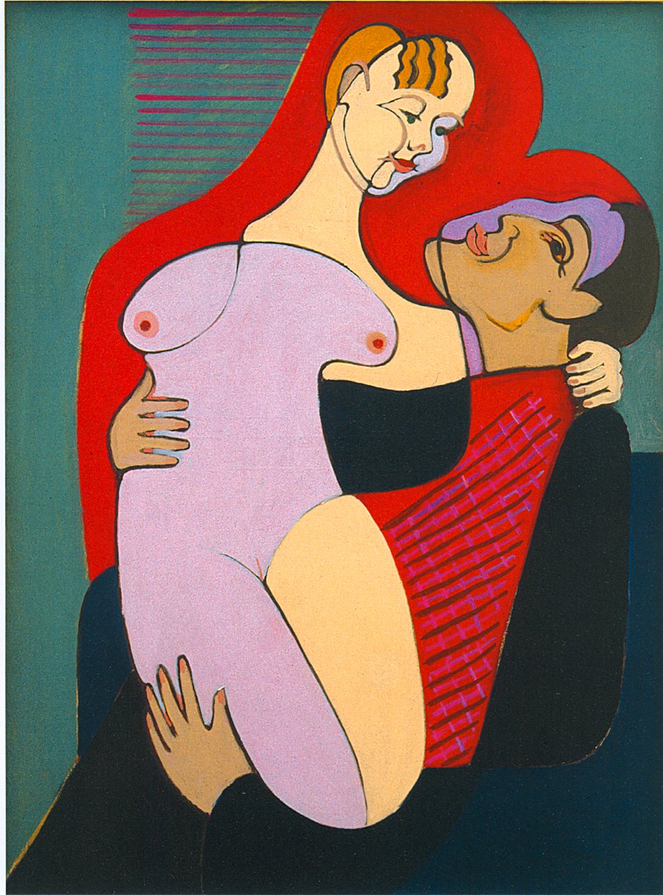 Groot liefdespaar door Ernst Ludwig Kirchner