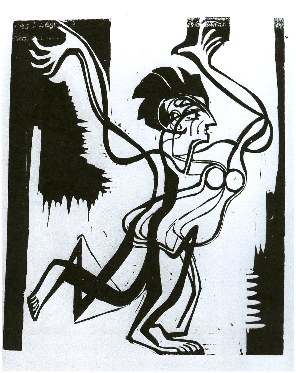 Palucca door Ernst Ludwig Kirchner