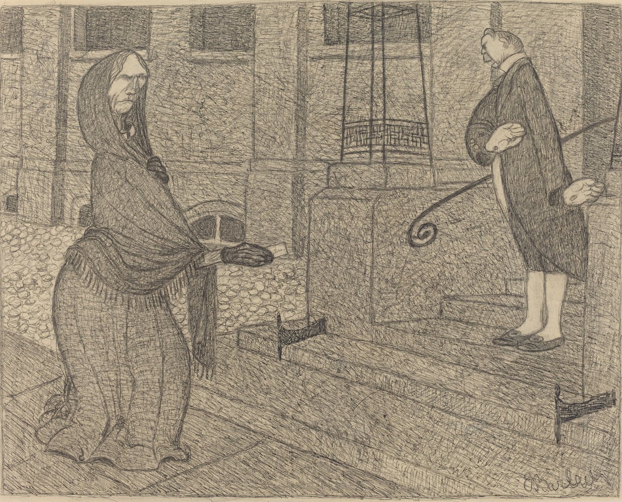Hoogwaardig, 1906 door Ernst Barlach