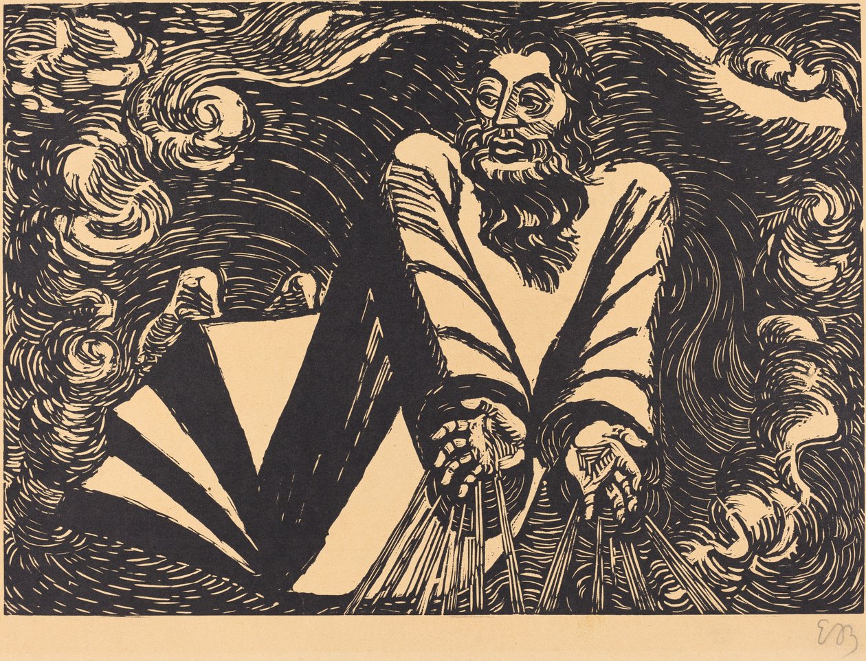 De Eerste Dag, 1920 door Ernst Barlach