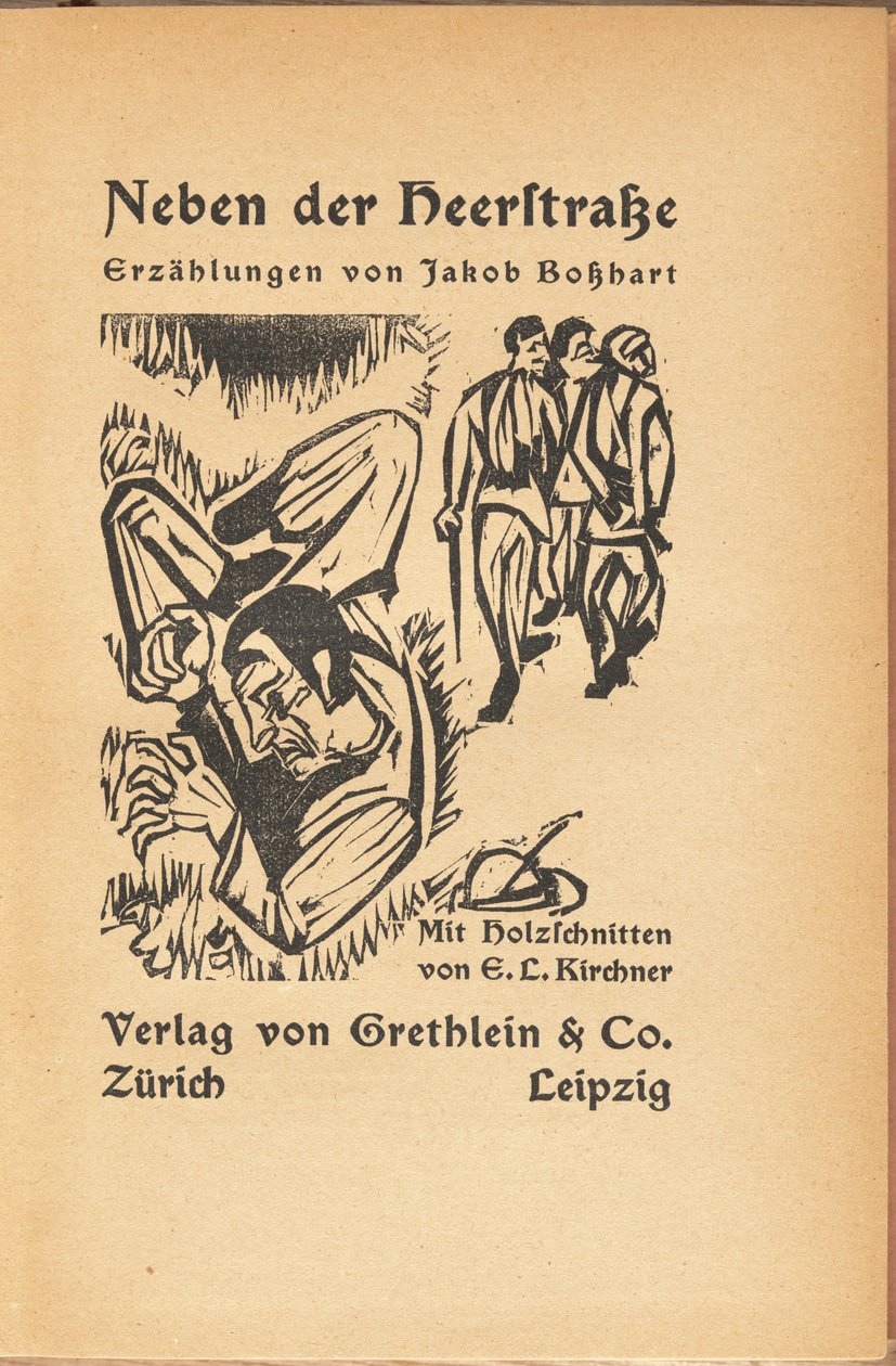 Jakob Bosshart: Naast de Hoofdstraat door Ernst Ludwig Kirchner