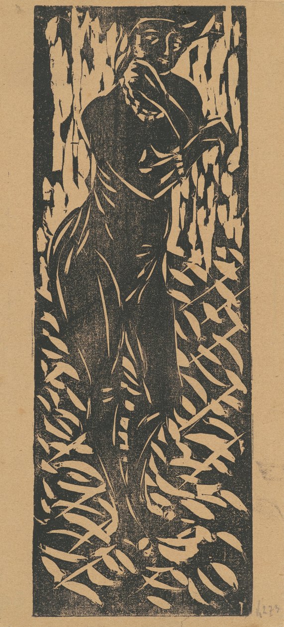 Naakt met Sieraden, 1906 door Ernst Ludwig Kirchner
