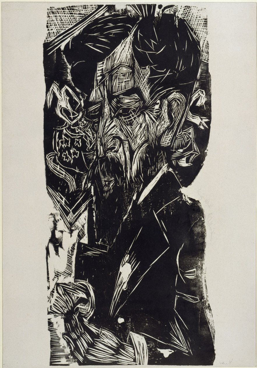 Bildnis Van Vloten door Ernst Ludwig Kirchner