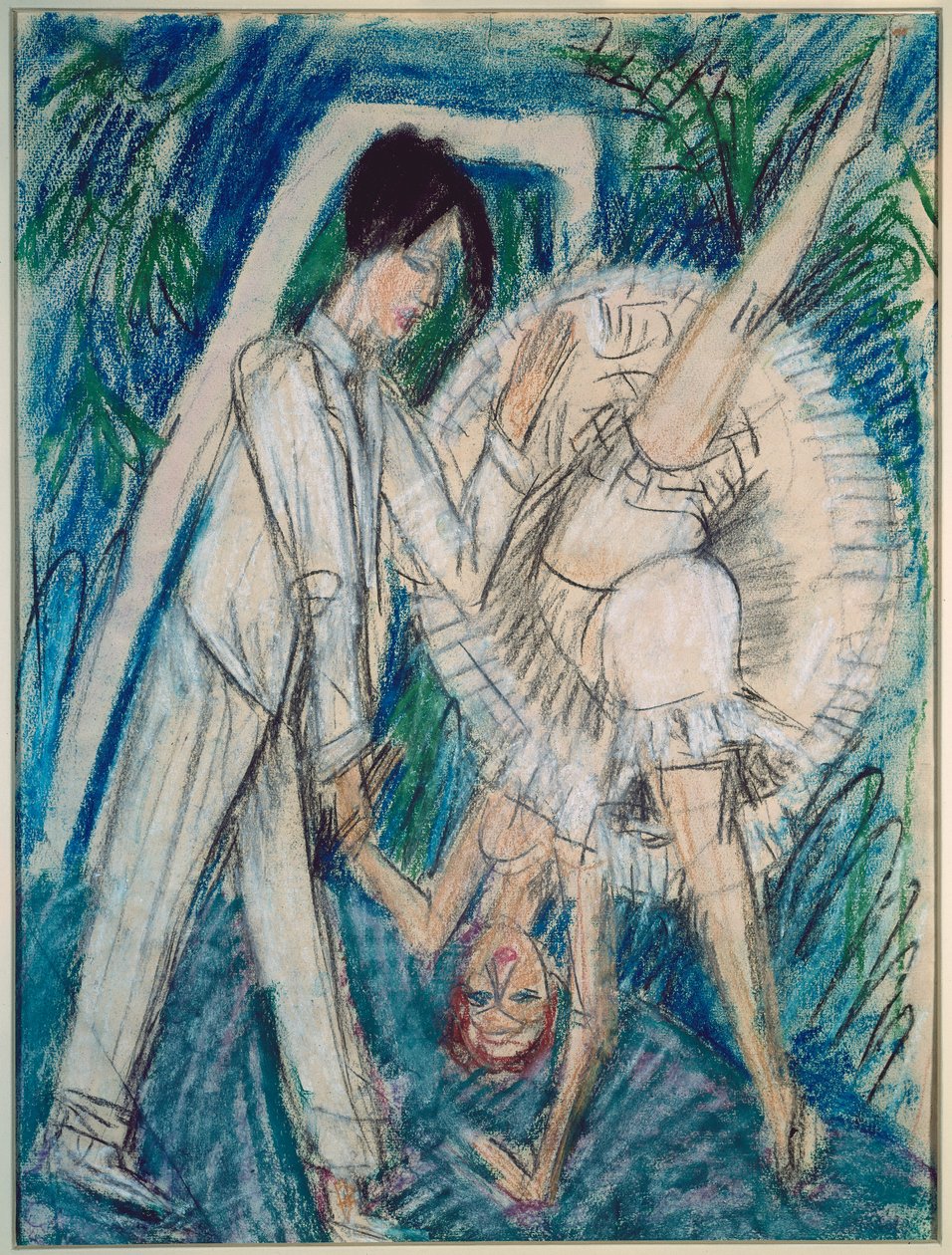 Dansend stel door Ernst Ludwig Kirchner