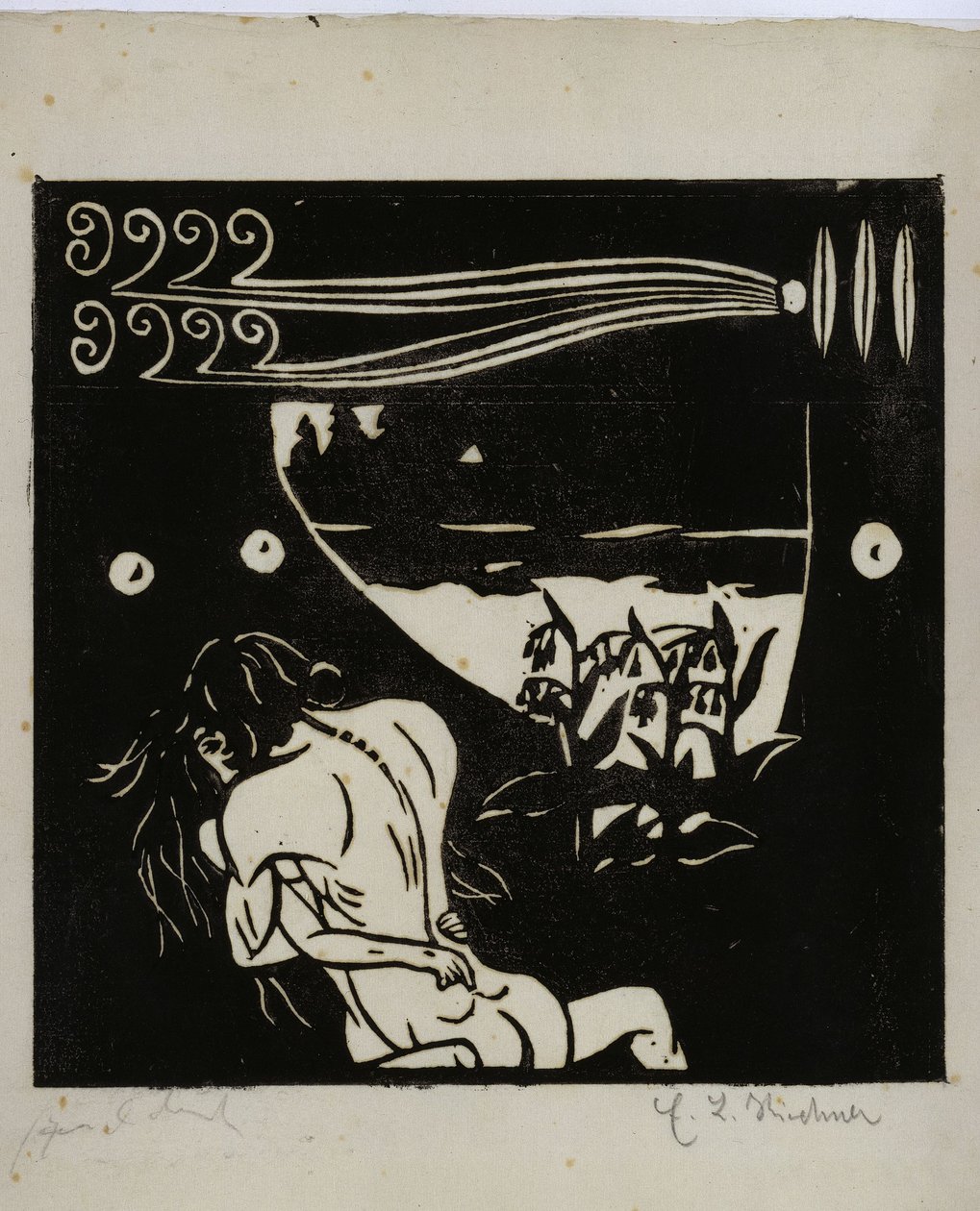 De vereniging door Ernst Ludwig Kirchner