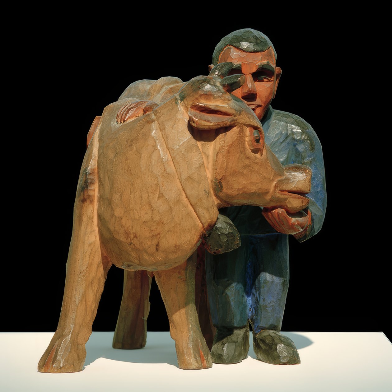E.L.Kirchner, Boer met Koe door Ernst Ludwig Kirchner