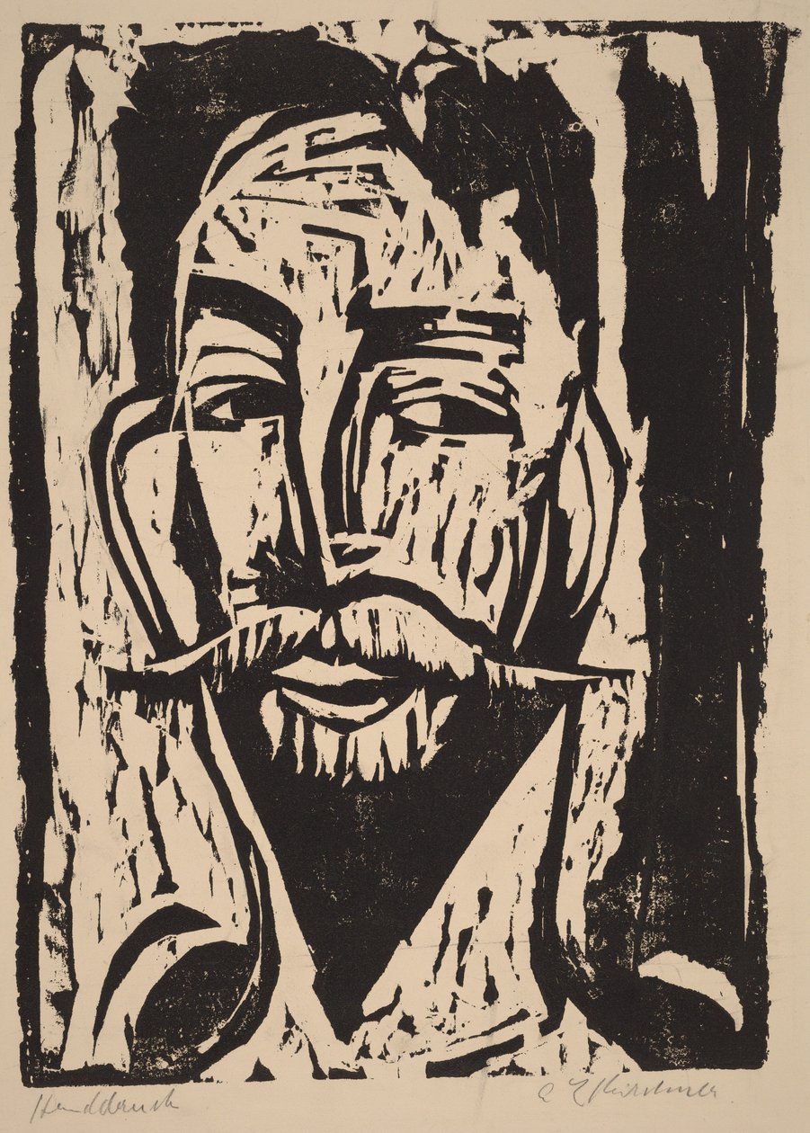 Hoofd: prof. dr. Graef door Ernst Ludwig Kirchner