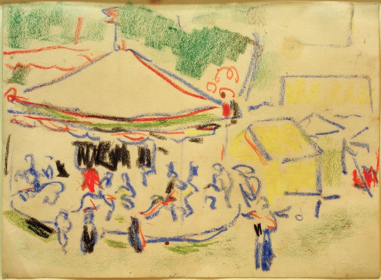 Carrousel door Ernst Ludwig Kirchner