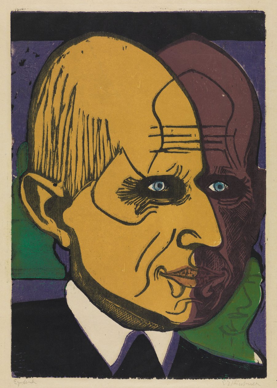 Directeur Dr. Bauer door Ernst Ludwig Kirchner
