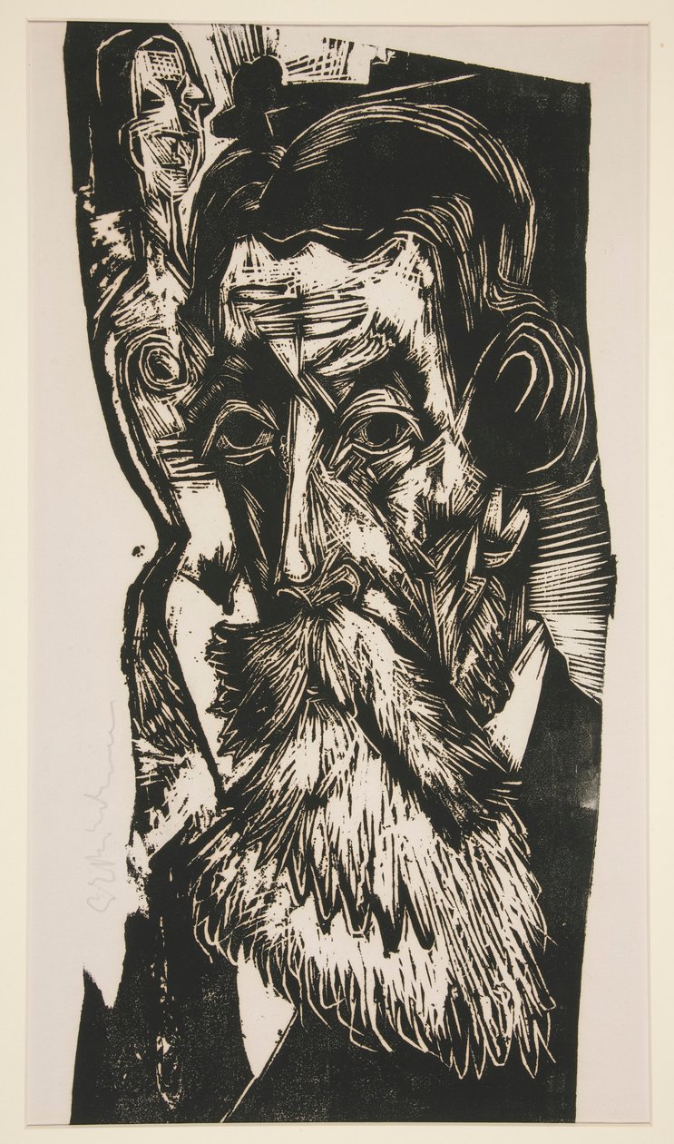 Portret van Ludwig Schames door Ernst Ludwig Kirchner