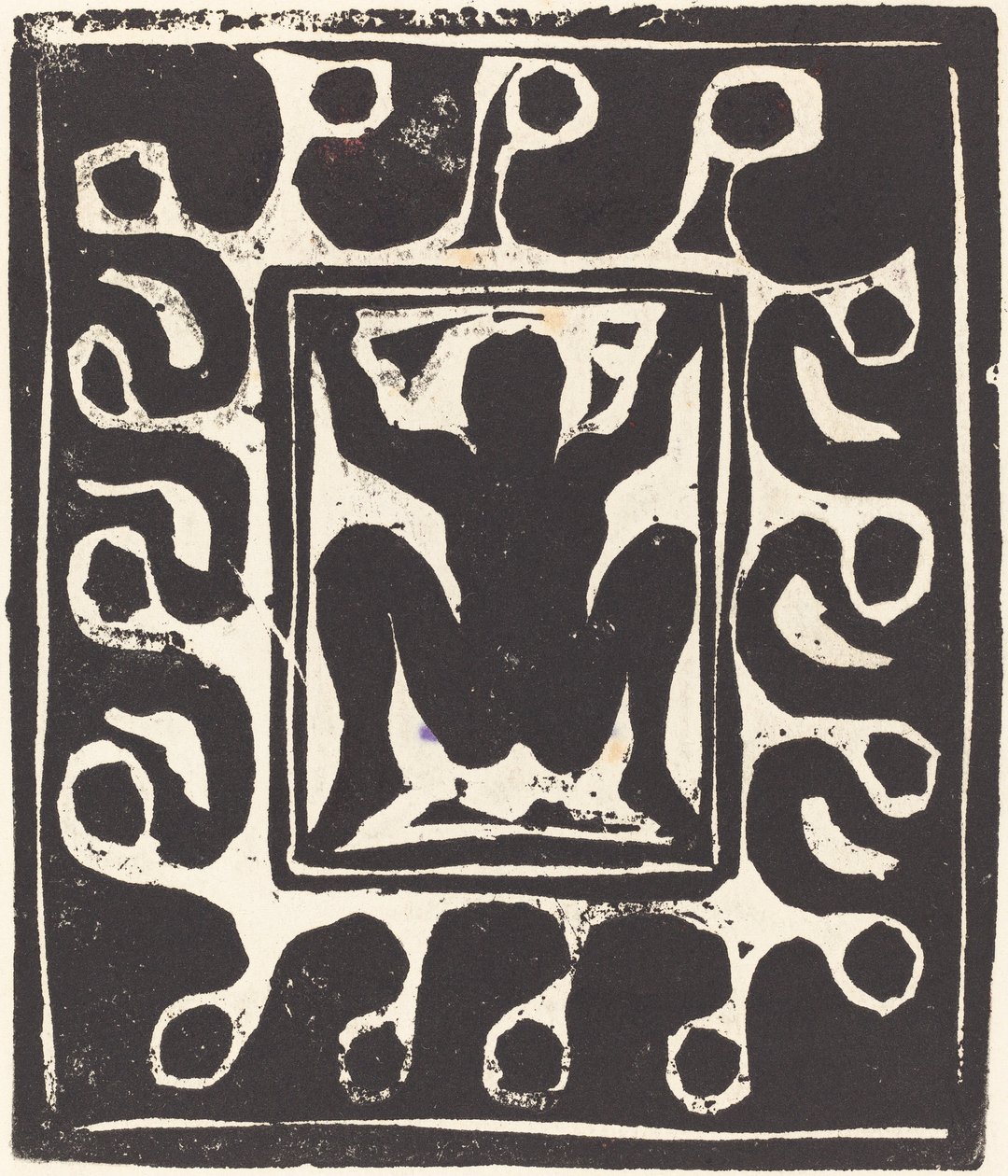 Naakte Danseres door Ernst Ludwig Kirchner