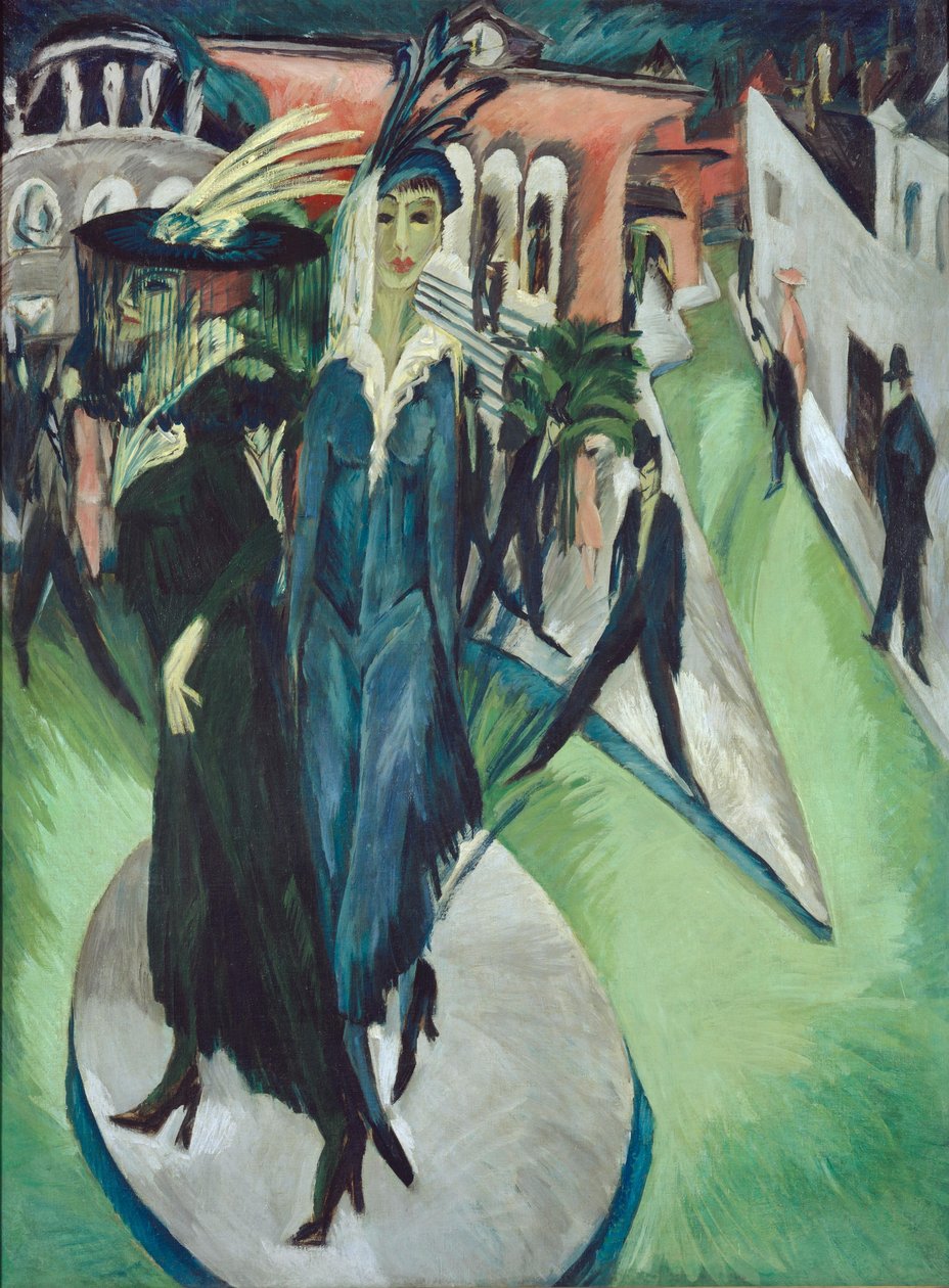 Potsdamer Platz door Ernst Ludwig Kirchner