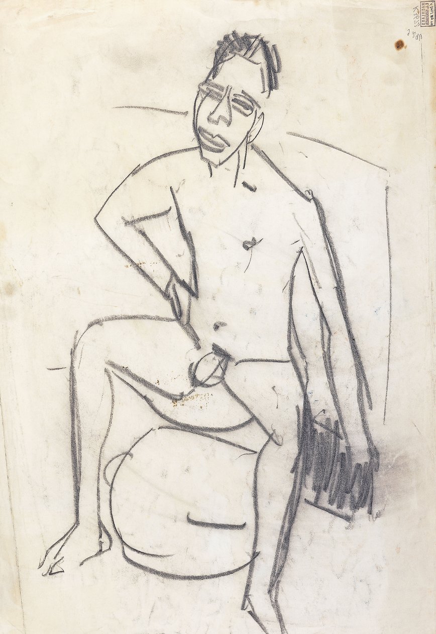 Sam de Zwarte door Ernst Ludwig Kirchner