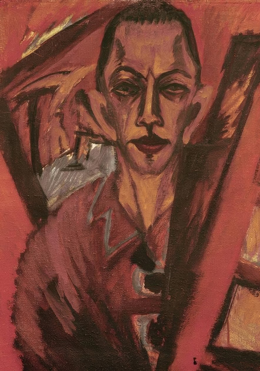 Zelfportret door Ernst Ludwig Kirchner