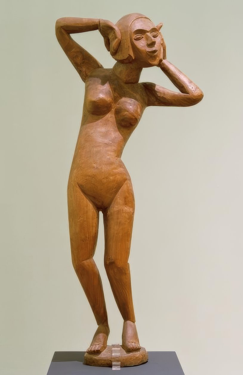 Danseres (danseres Gerda; dansend) door Ernst Ludwig Kirchner