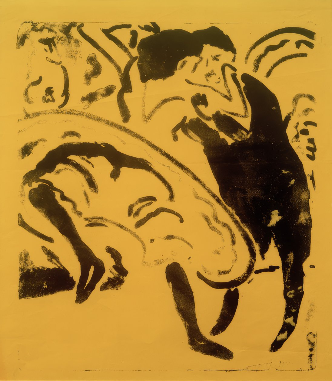 Danspaar door Ernst Ludwig Kirchner