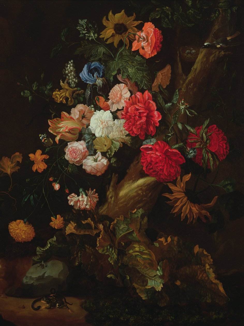 Stilleven met Bloemen door Ernst Stuven