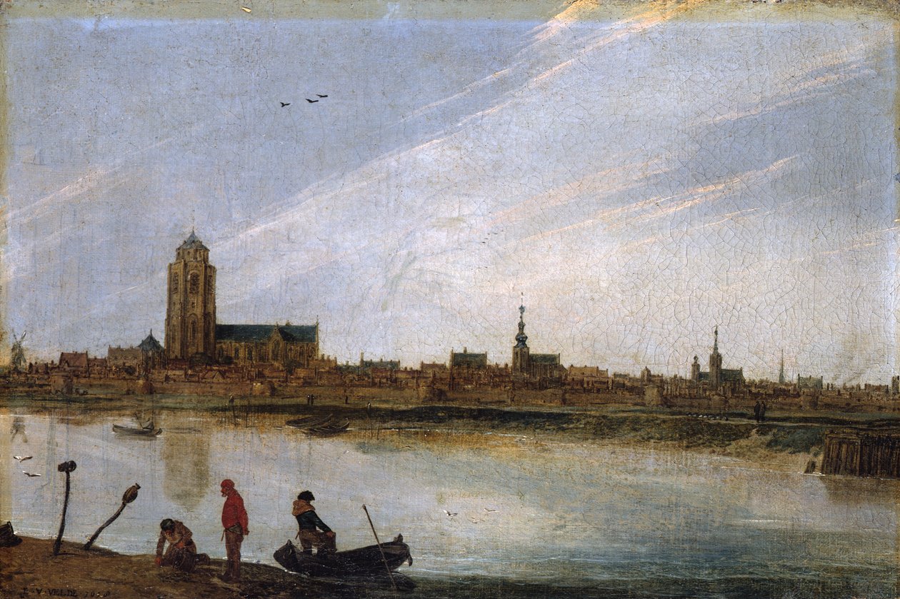 Ansicht van Zierikzee door Esaias van de Velde