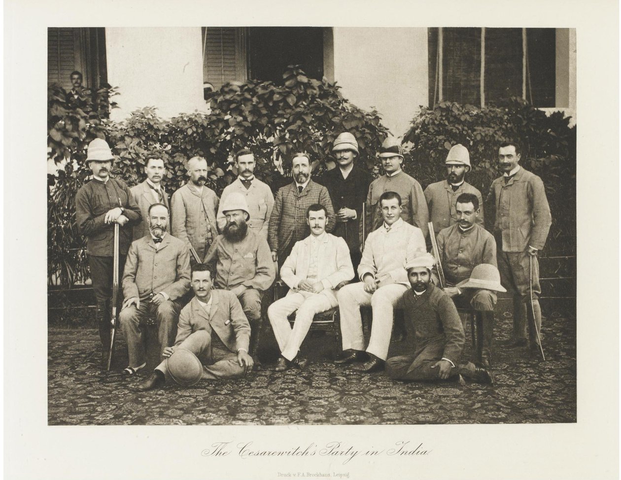 Tsarevich Nicholas Alexandrovich van Rusland bezoekt India, 1891 door Esper Esperovich Ukhtomsky