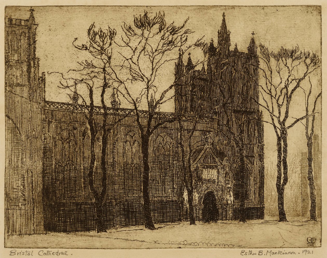 Kathedraal van Bristol door Esther Blaikie MacKinnon