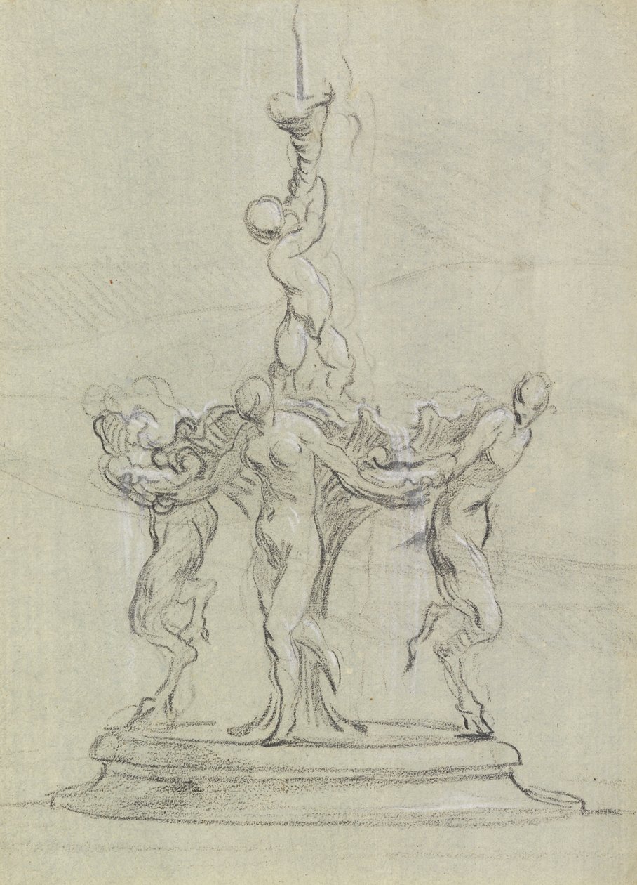 Project voor een fontein door Etienne Maurice Falconet