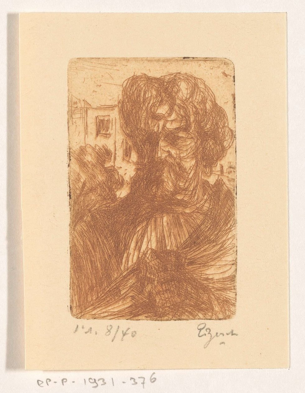 Judas (Oberammergau) door Etienne Bosch (signed by artist)