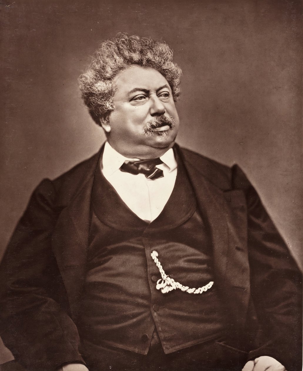 Alexandre Dumas Franse romanschrijver en toneelschrijver door Etienne Carjat