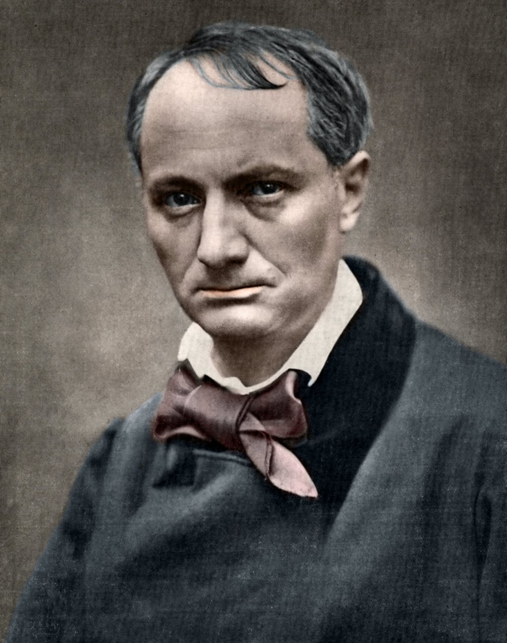 Charles Baudelaire (1821-1867), Franse schrijver (foto) door Etienne Carjat
