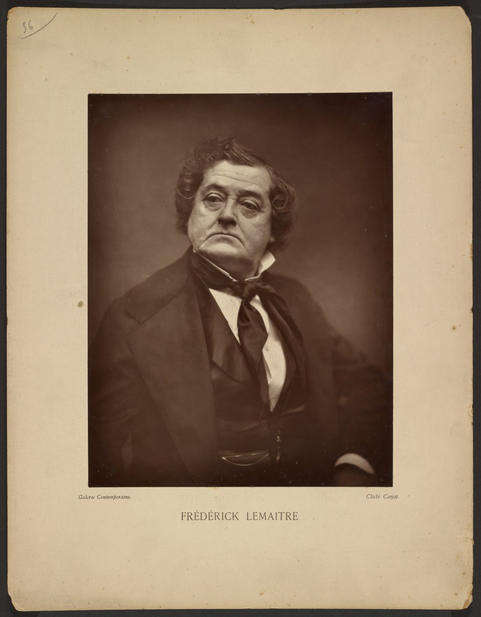 Frédérick Lemaître door Etienne Carjat