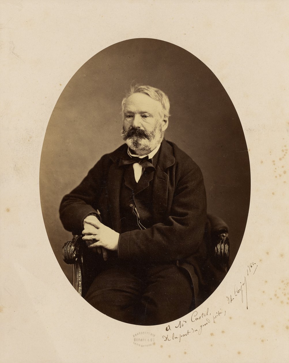 [Portret van Victor Hugo] door Etienne Carjat