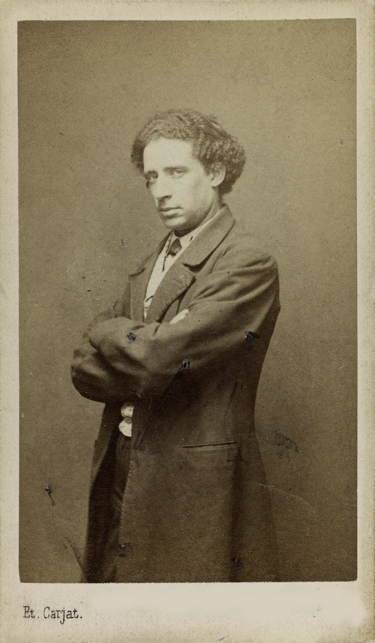 Portret van de componist Olivier Métra, 1830-1889 door Etienne Carjat