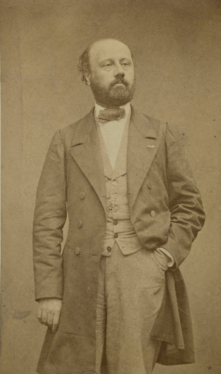 Portret van de componist François Bazin 1816-1878, ca. 1760 door Etienne Carjat