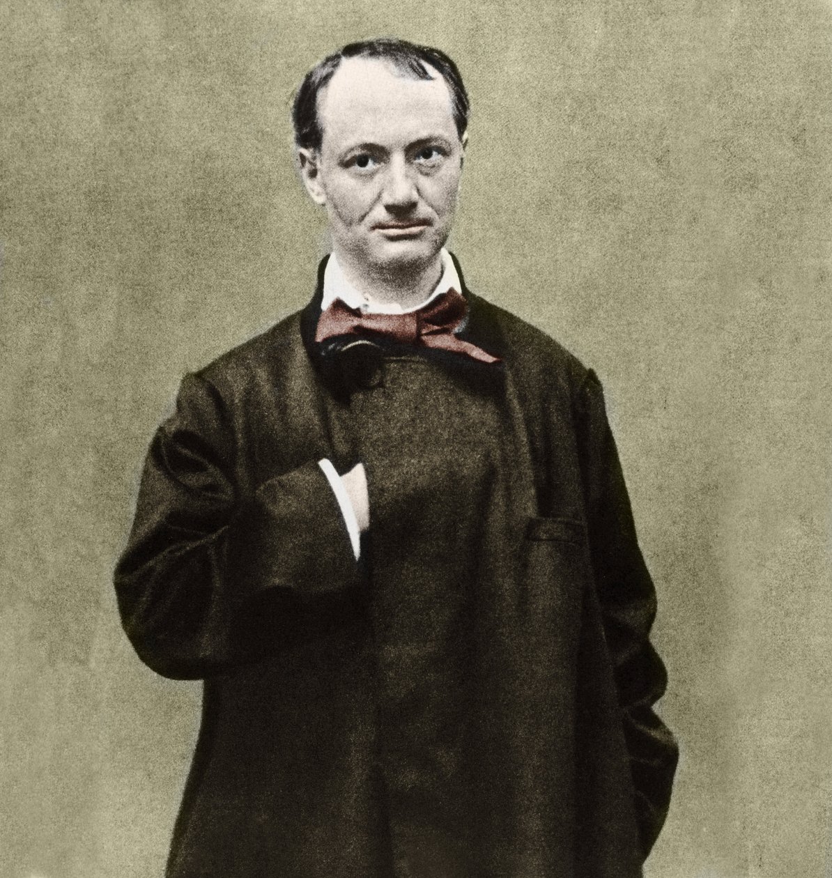 Portret van de dichter Charles Baudelaire (1821-1867). door Etienne Carjat