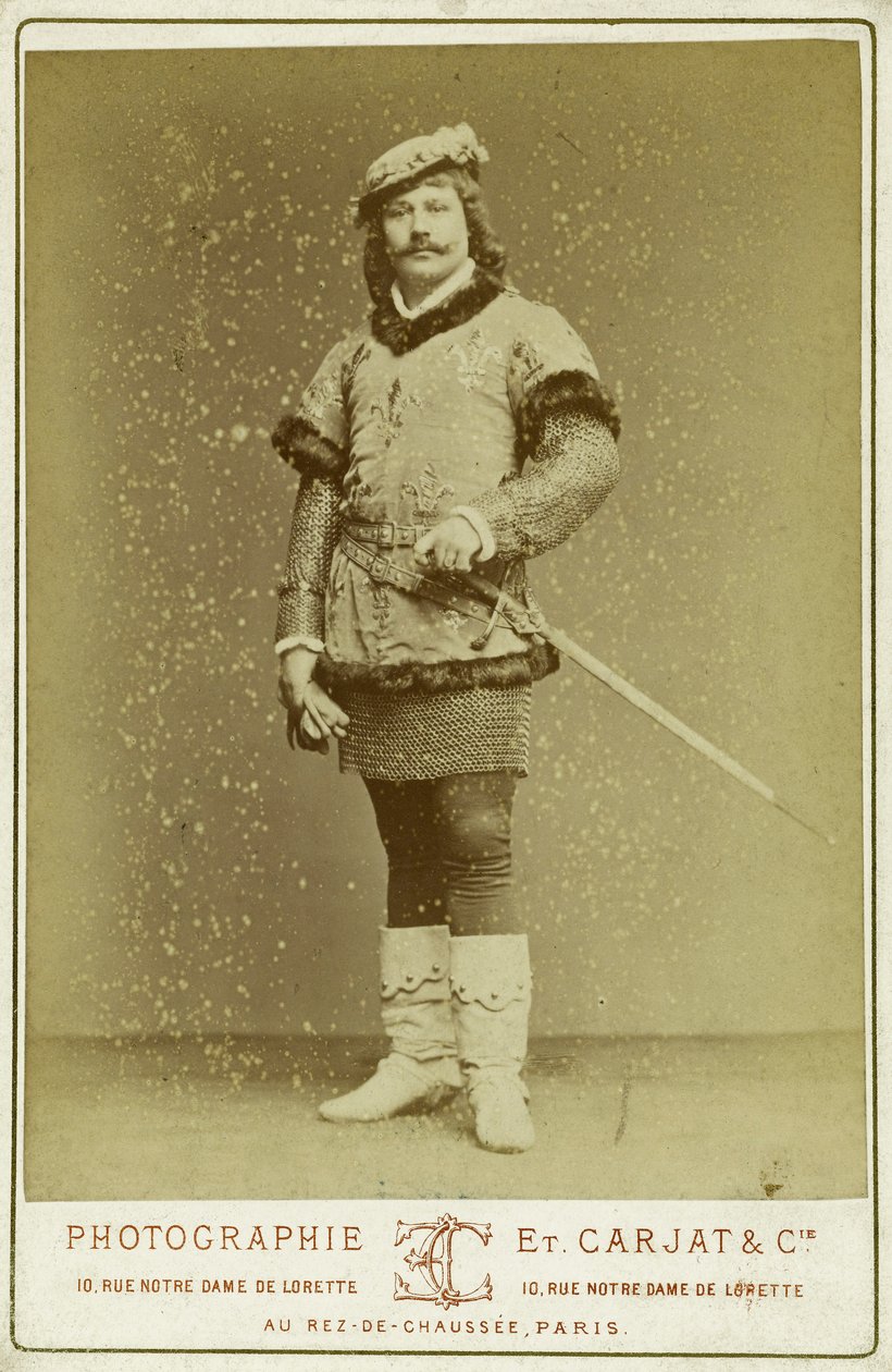 René Didier in de rol van Phébus door Etienne Carjat