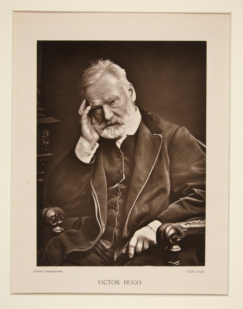 Victor Hugo, uit La Galerie Contemporaine door Etienne Carjat
