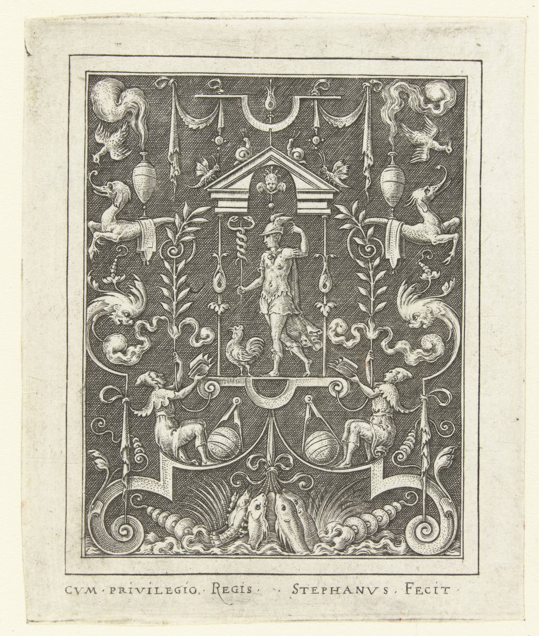 Mercurius (latere versie) door Etienne Delaune