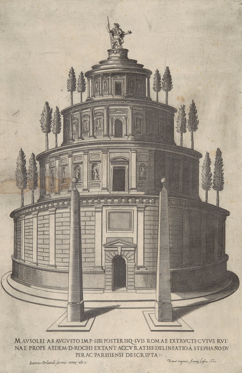 Mausolei Ab Augusto Imp door Etienne Duperac