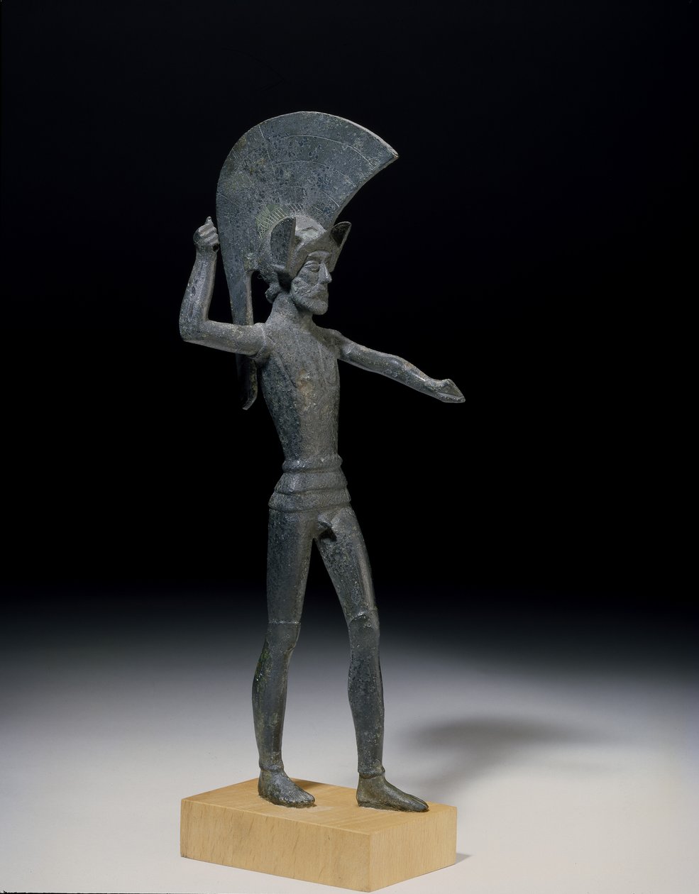 Krijger, uit Umbrië, Etruskisch, 5e eeuw v.Chr. door Etruscan