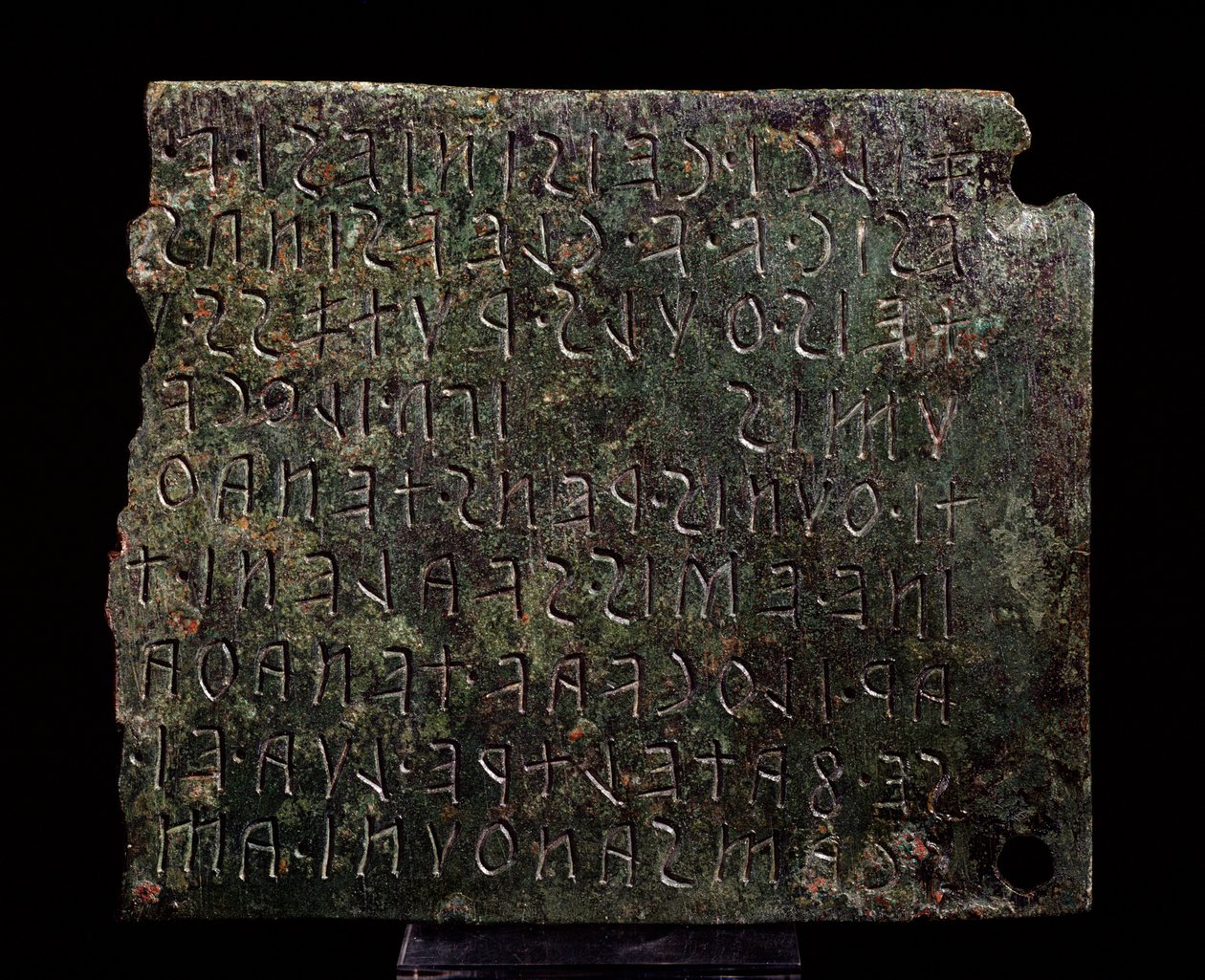 Bronzen tablet van Monte Acuto, Formello door Etruscan Etruscan