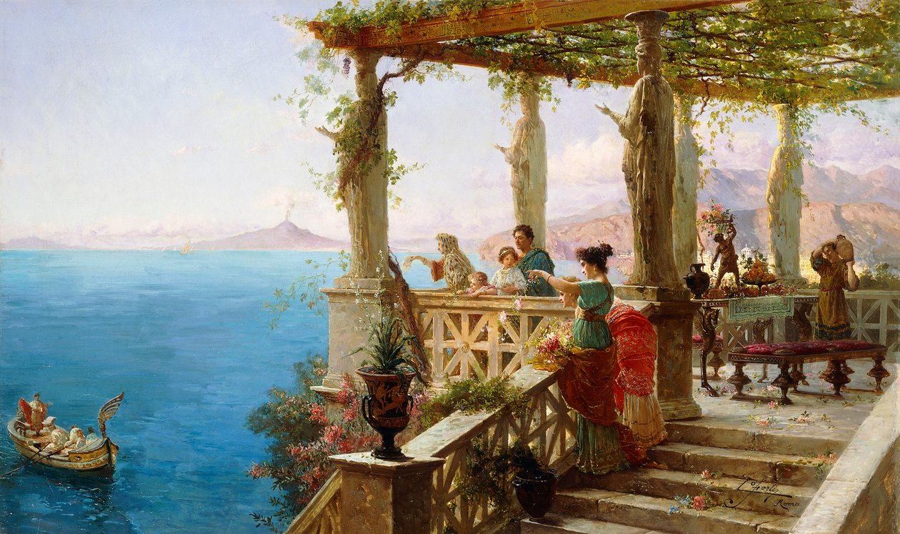 Het Vertrek van de Heer des Huizes door Ettore Forti