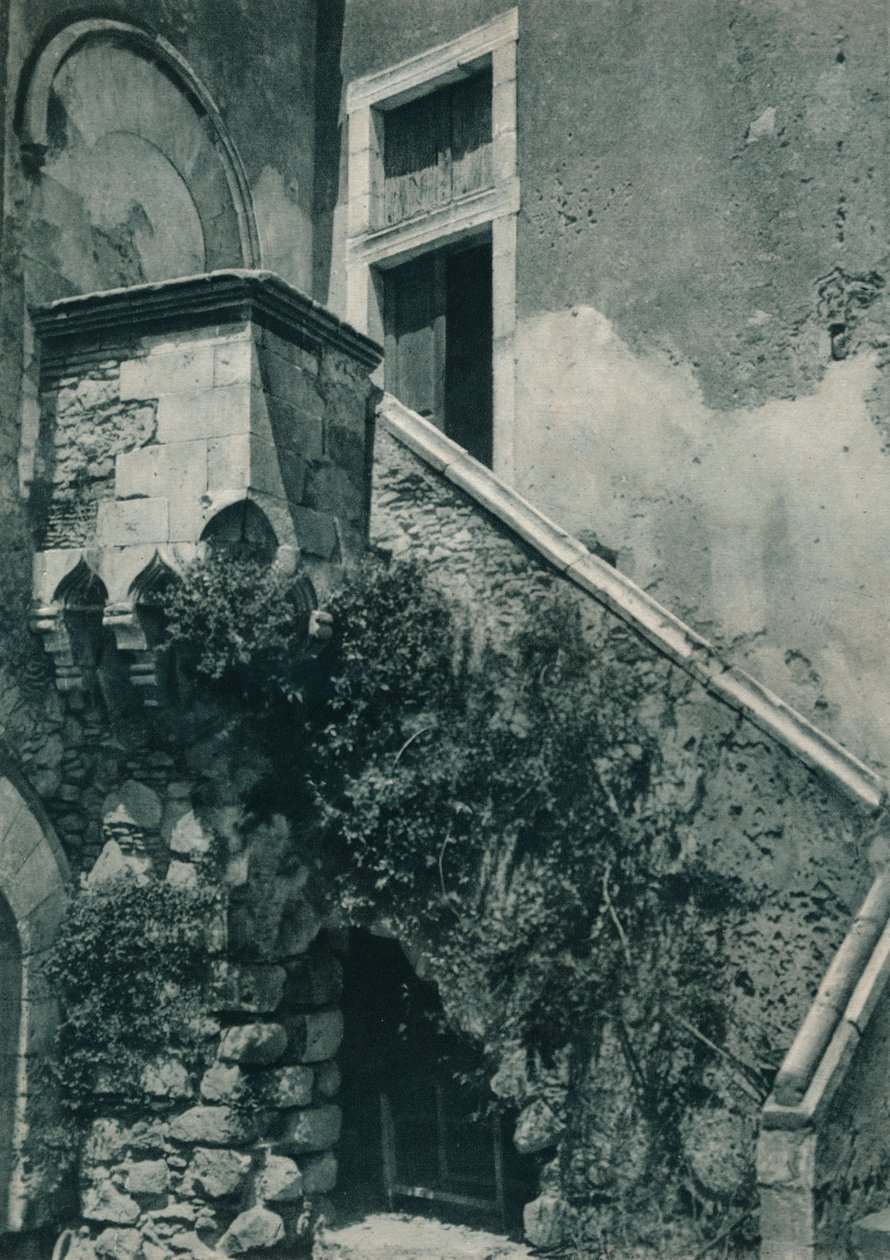 Een rustig hoekje van Taormina, Sicilië, Italië, 1927 door Eugen Poppel